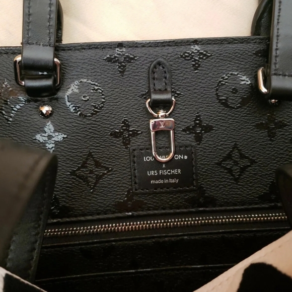 LOUIS VUITTON Monogram Giant White Black Cabas Bag Limited Urs Fischer LVxUF New - Picture 17 of 17